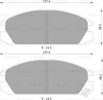 BOSCH 0 986 505 357 - Jarrupala, levyjarru inparts.fi