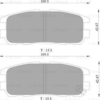 BOSCH 0 986 505 367 - Jarrupala, levyjarru inparts.fi