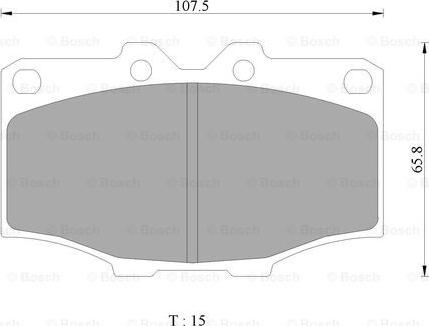 BOSCH 0 986 505 311 - Jarrupala, levyjarru inparts.fi