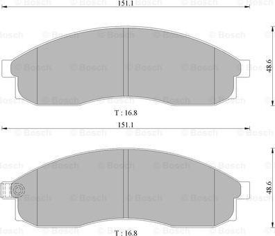 BOSCH 0 986 505 382 - Jarrupala, levyjarru inparts.fi