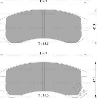 BOSCH 0 986 505 375 - Jarrupala, levyjarru inparts.fi