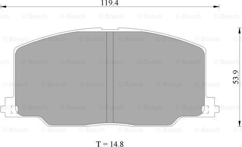 BOSCH 0 986 505 376 - Jarrupala, levyjarru inparts.fi