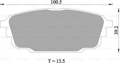 BOSCH 0 986 505 227 - Jarrupala, levyjarru inparts.fi