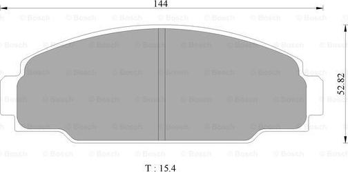 BOSCH 0 986 505 745 - Jarrupala, levyjarru inparts.fi