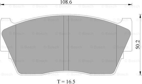 BOSCH 0 986 505 740 - Jarrupala, levyjarru inparts.fi