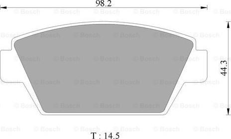 BOSCH 0 986 505 741 - Jarrupala, levyjarru inparts.fi