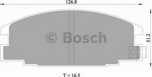 BOSCH 0 986 505 700 - Jarrupala, levyjarru inparts.fi