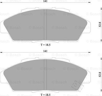 BOSCH 0 986 505 711 - Jarrupala, levyjarru inparts.fi