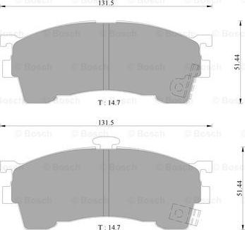 BOSCH 0 986 505 781 - Jarrupala, levyjarru inparts.fi