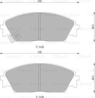 BOSCH 0 986 505 725 - Jarrupala, levyjarru inparts.fi