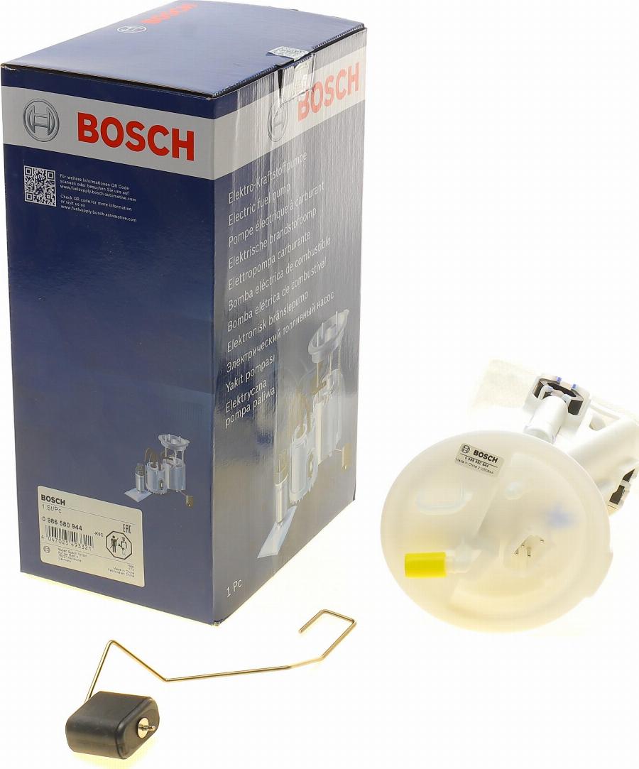 BOSCH 0 986 580 944 - Polttoaineen syöttömoduuli inparts.fi