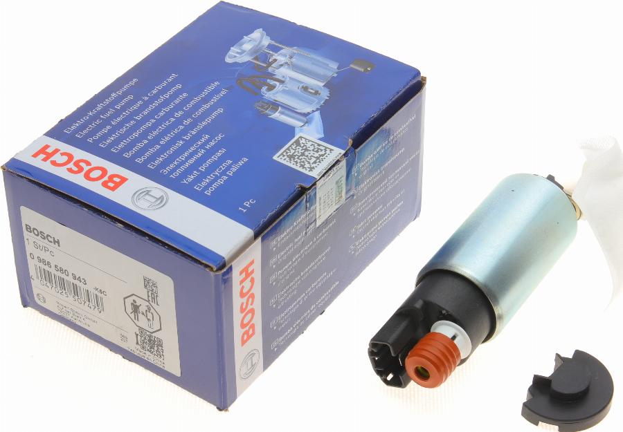 BOSCH 0 986 580 943 - Polttoainepumppu inparts.fi