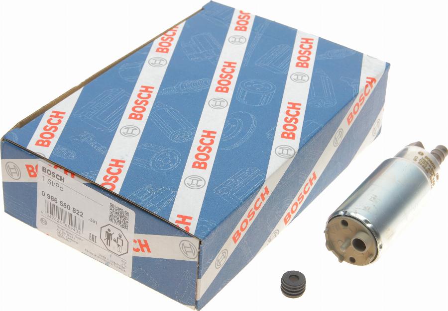 BOSCH 0 986 580 822 - Polttoainepumppu inparts.fi