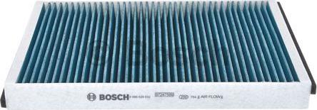 BOSCH 0 986 628 532 - Suodatin, sisäilma inparts.fi