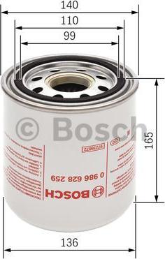 BOSCH 0 986 628 259 - Ilmankuivaus patruuna, paineilmalaite inparts.fi