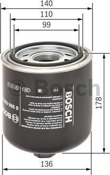 BOSCH 0 986 628 252 - Ilmankuivaus patruuna, paineilmalaite inparts.fi