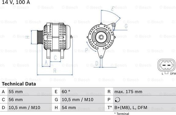 BOSCH 0 986 049 020 - Laturi inparts.fi