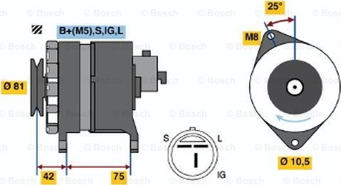 BOSCH 0 986 044 991 - Laturi inparts.fi