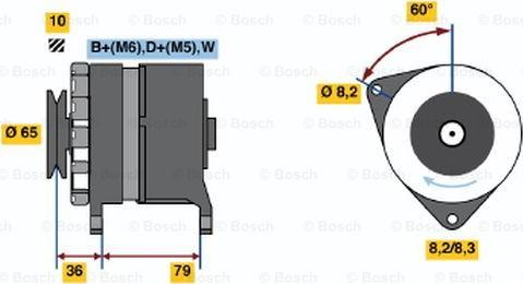 BOSCH 0 986 044 751 - Laturi inparts.fi