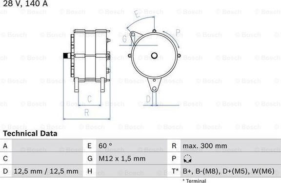 BOSCH 0 986 045 990 - Laturi inparts.fi