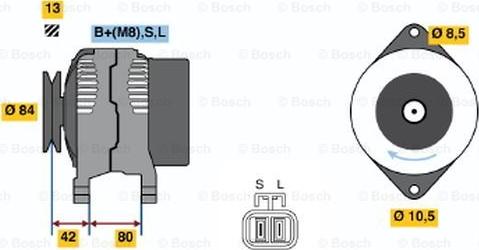 BOSCH 0 986 045 691 - Laturi inparts.fi