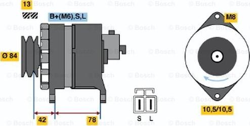 BOSCH 0 986 046 421 - Laturi inparts.fi