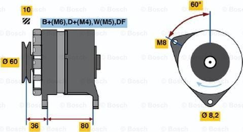 BOSCH 0 986 046 081 - Laturi inparts.fi