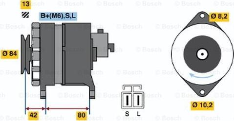 BOSCH 0 986 040 581 - Laturi inparts.fi