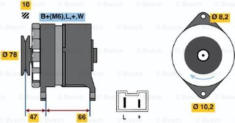 BOSCH 0 986 040 051 - Laturi inparts.fi