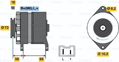 BOSCH 0 986 040 031 - Laturi inparts.fi