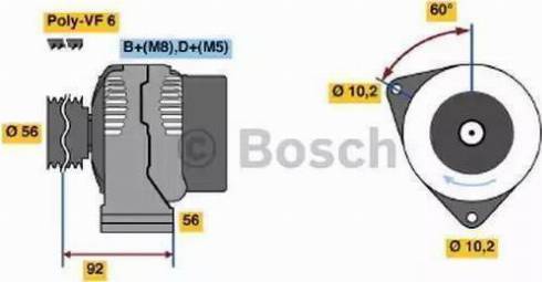 BOSCH 0123510075 - Laturi inparts.fi