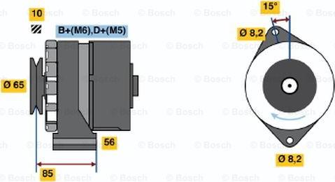 BOSCH 0 986 041 610 - Laturi inparts.fi