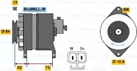 BOSCH 0 986 041 791 - Laturi inparts.fi