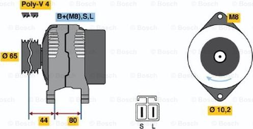 BOSCH 0 986 042 951 - Laturi inparts.fi