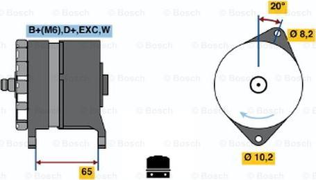 BOSCH 0 986 042 251 - Laturi inparts.fi