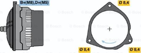 BOSCH 0 986 047 180 - Laturi inparts.fi