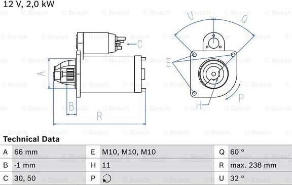 BOSCH 0 986 019 271 - Käynnistinmoottori inparts.fi