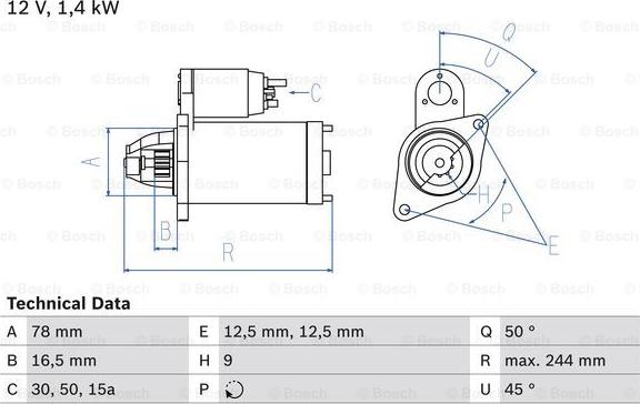 BOSCH 0 986 010 690 - Käynnistinmoottori inparts.fi