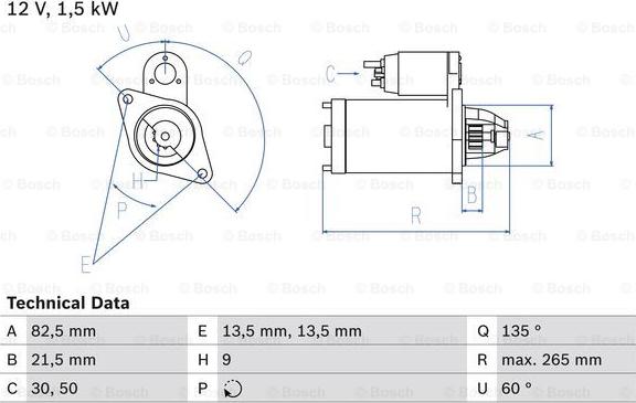 BOSCH 0 986 010 840 - Käynnistinmoottori inparts.fi