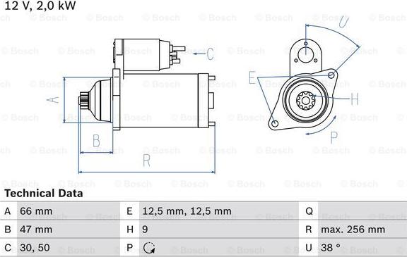 BOSCH 0 986 018 930 - Käynnistinmoottori inparts.fi