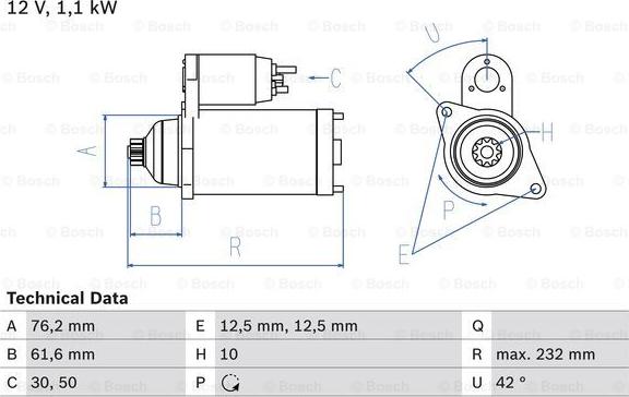 BOSCH 0 986 018 920 - Käynnistinmoottori inparts.fi