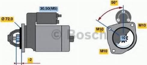 BOSCH 0 986 018 970 - Käynnistinmoottori inparts.fi