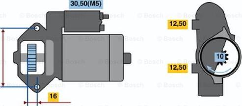 BOSCH 0 986 018 531 - Käynnistinmoottori inparts.fi