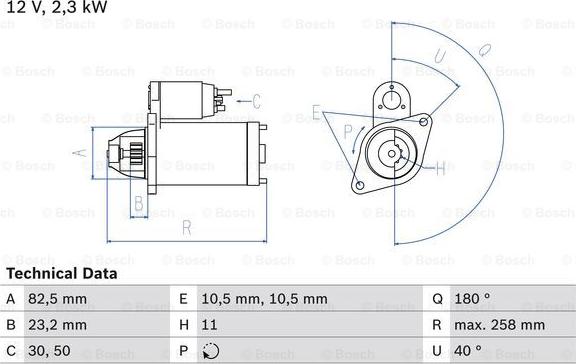 BOSCH 0 986 018 290 - Käynnistinmoottori inparts.fi