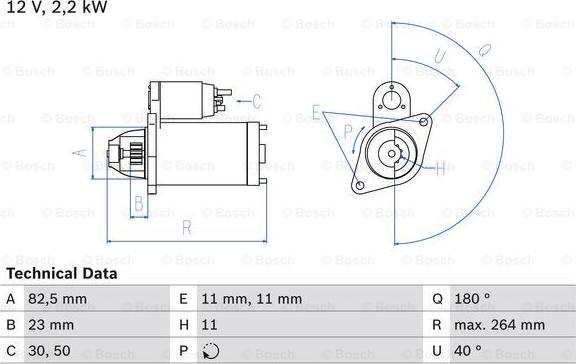 BOSCH 0 986 017 430 - Käynnistinmoottori inparts.fi