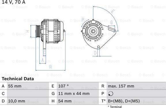 BOSCH 0 986 080 490 - Laturi inparts.fi