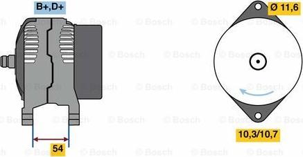 BOSCH 0 986 080 630 - Laturi inparts.fi