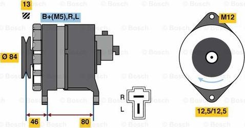 BOSCH 0 986 080 160 - Laturi inparts.fi