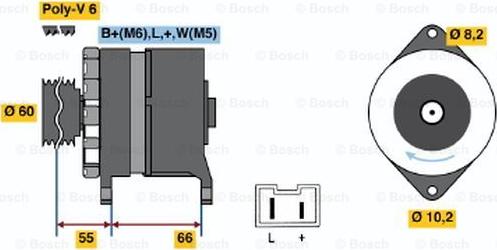 BOSCH 0 986 039 961 - Laturi inparts.fi