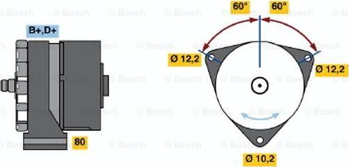 BOSCH 0 986 034 940 - Laturi inparts.fi